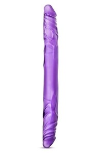 Dvostruki silikonski dildo u ljubičastoj boji 330741-1